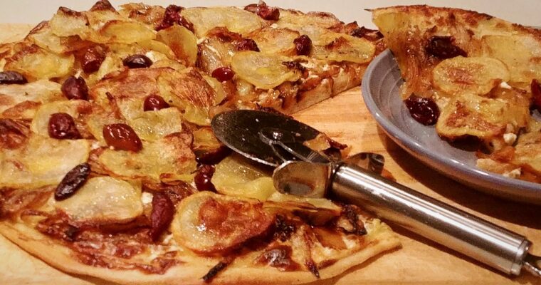 Potato and Caramelized Onion Pizza